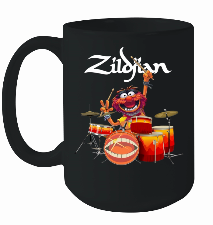 The Muppet Playing Drum For Avedis Zildjian Shirtc Ceramic Mug