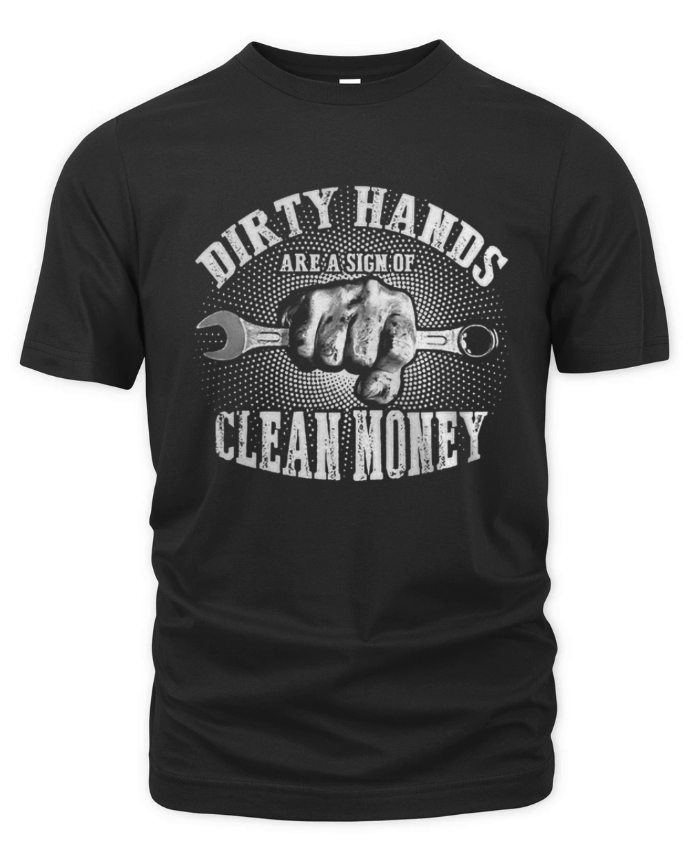 Dirty Hands- Clean Money - Hot Shirt Organic Unisex T-shirt