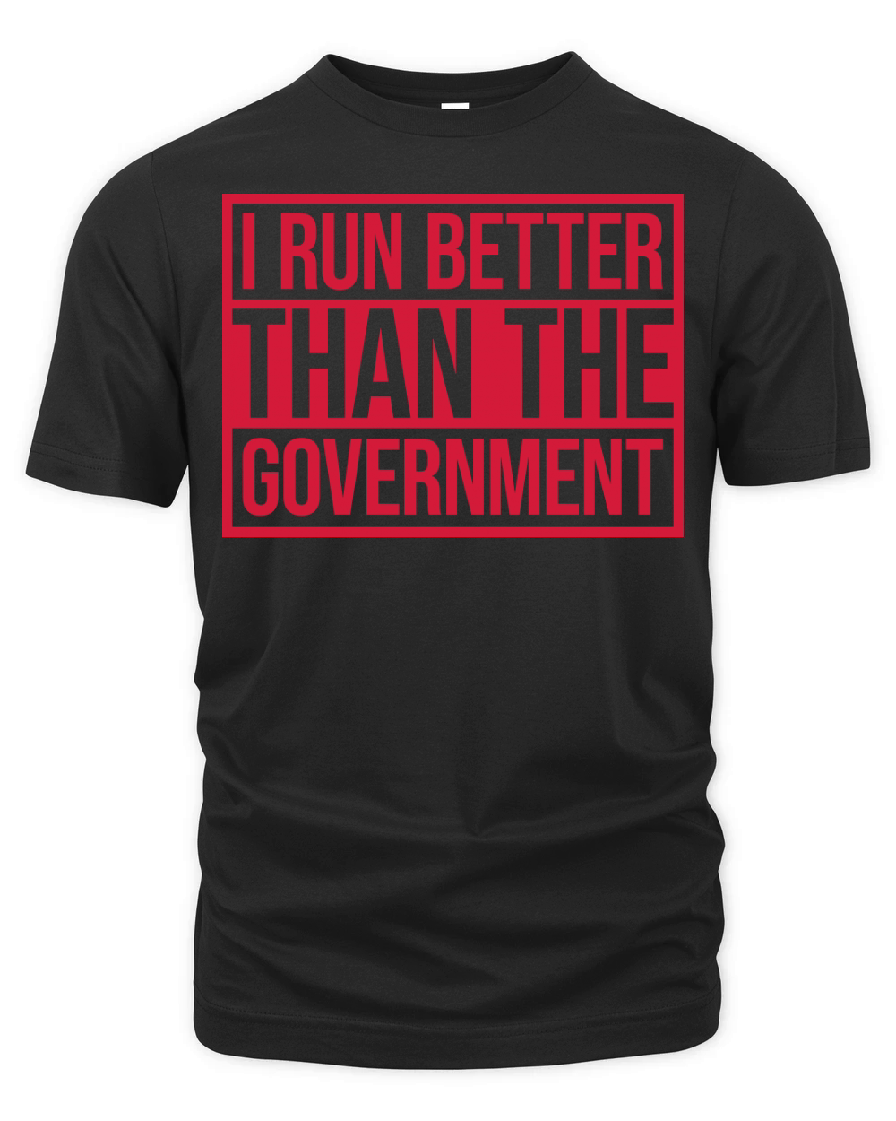 run better than government Organic Unisex T-shirt
