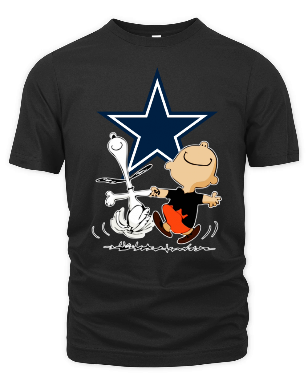 Snoopy Cowboys fans Organic Unisex T-shirt