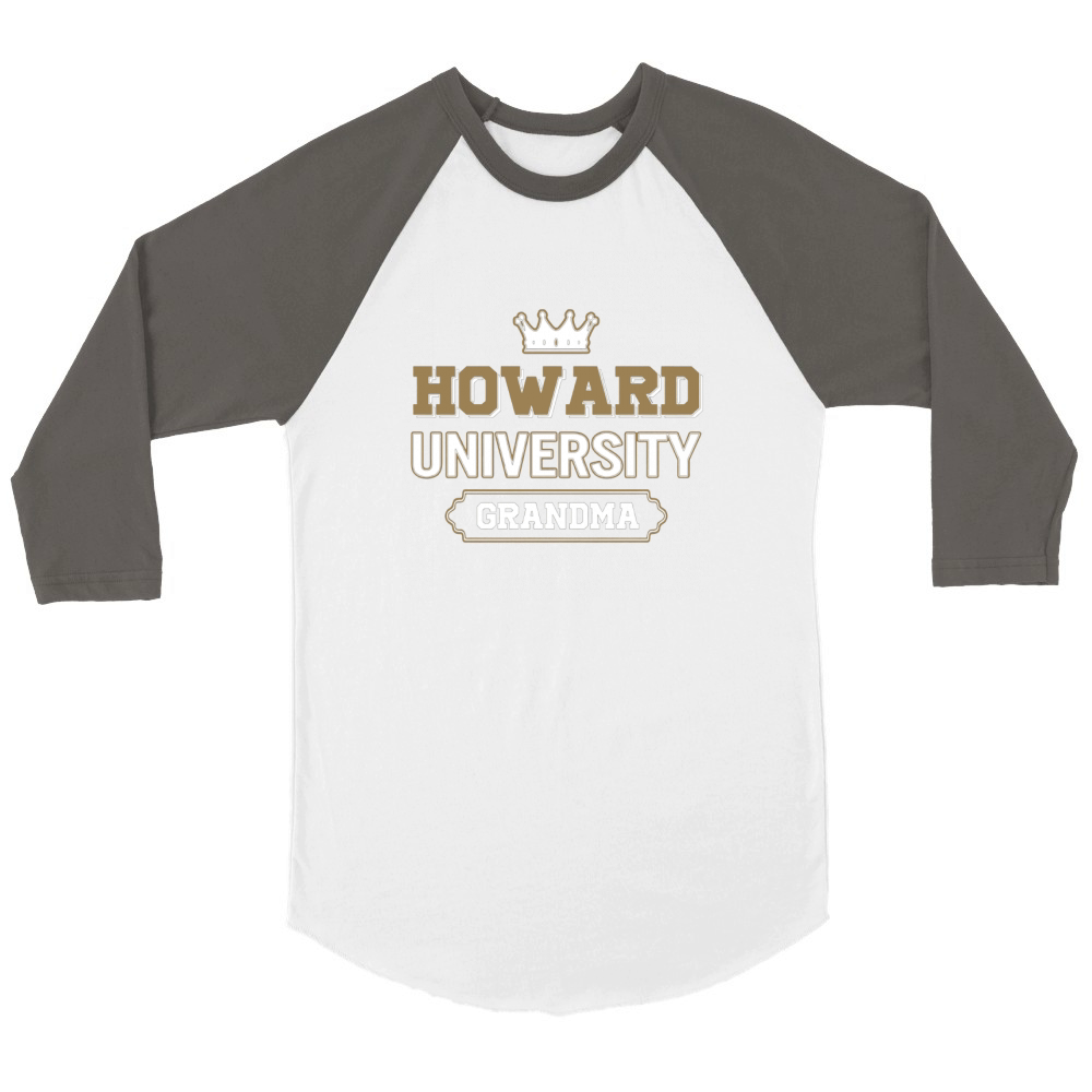 Howard University Grandma Great Gift For Grandparents Unisex ¾ sleeve Raglan T-shirt