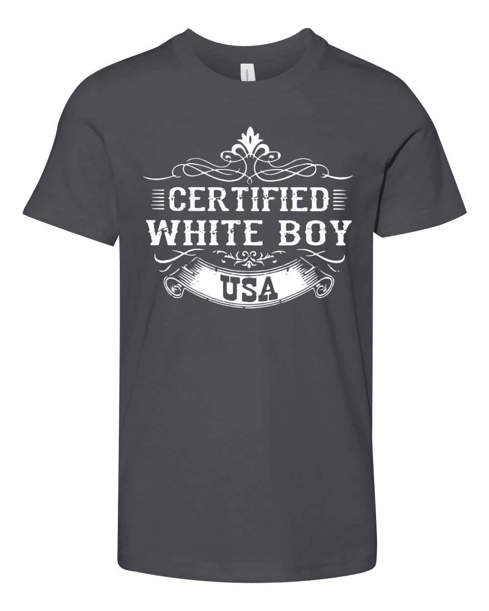 Certified whiteboy USA Youth Unisex Jersey Tee