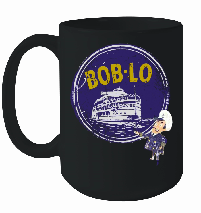Vintage Retro Classic Cute Detroit Boblo Island  T-Shirt Ceramic Mug