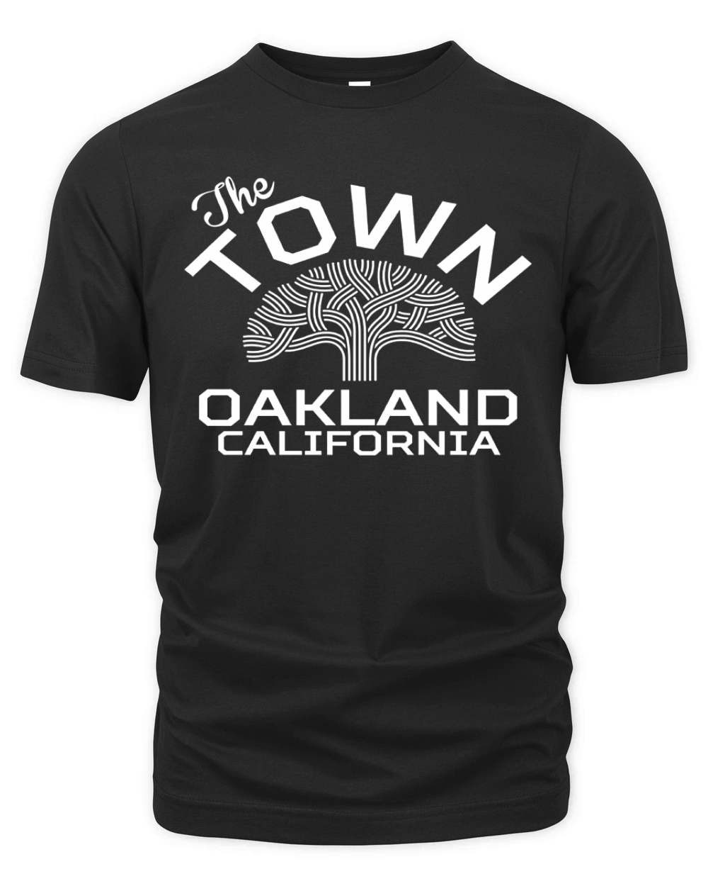 Oakland California The Town Tree Organic Unisex T-shirt