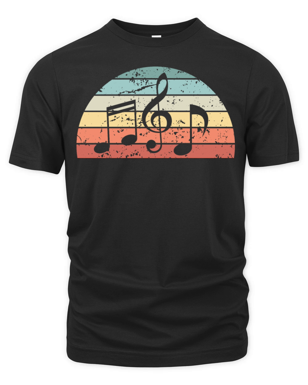 Retro Music Sunset Vintage musician Sunrise Organic Unisex T-shirt