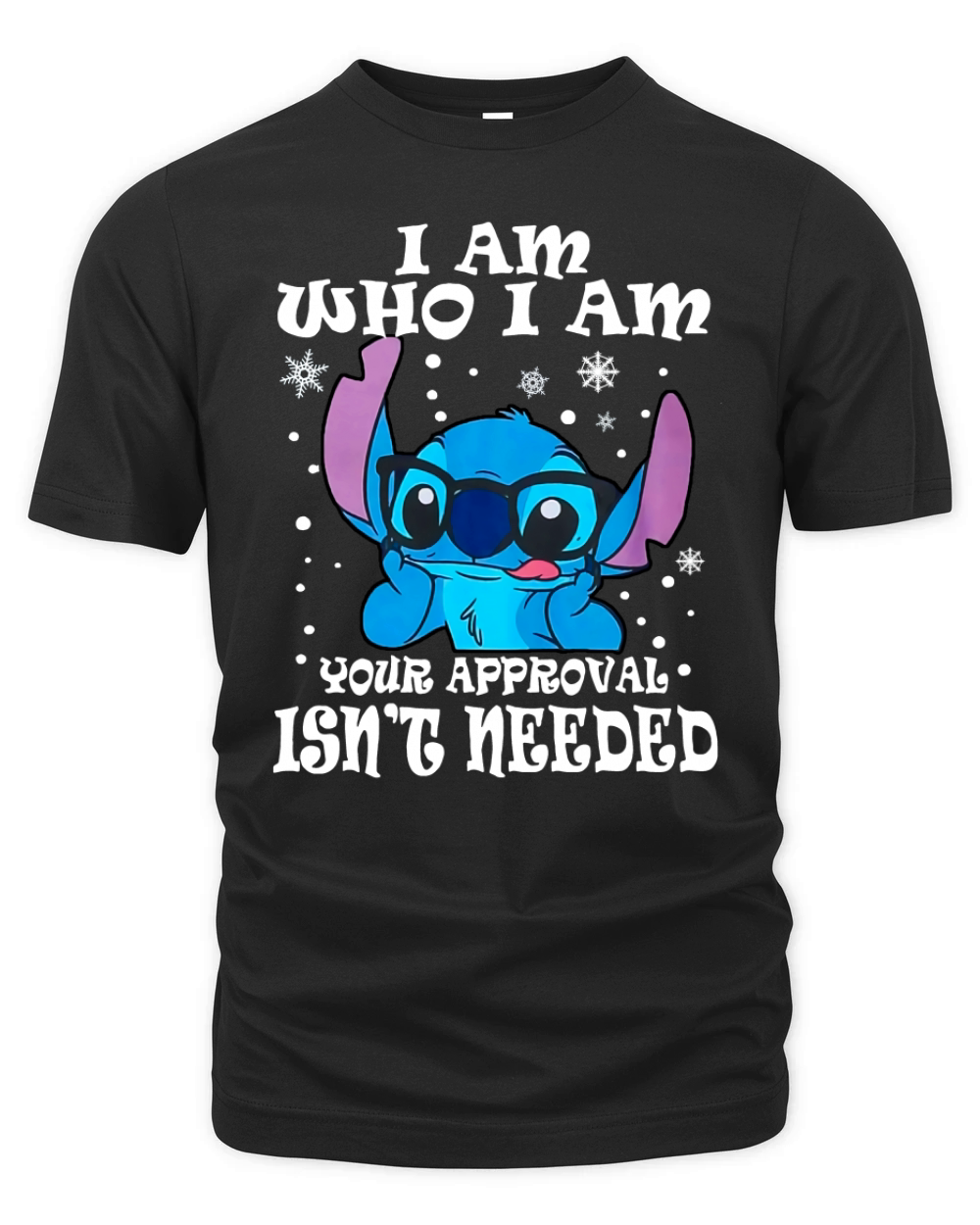 Stitch I am who I am your approval isnt needed Organic Unisex T-shirt