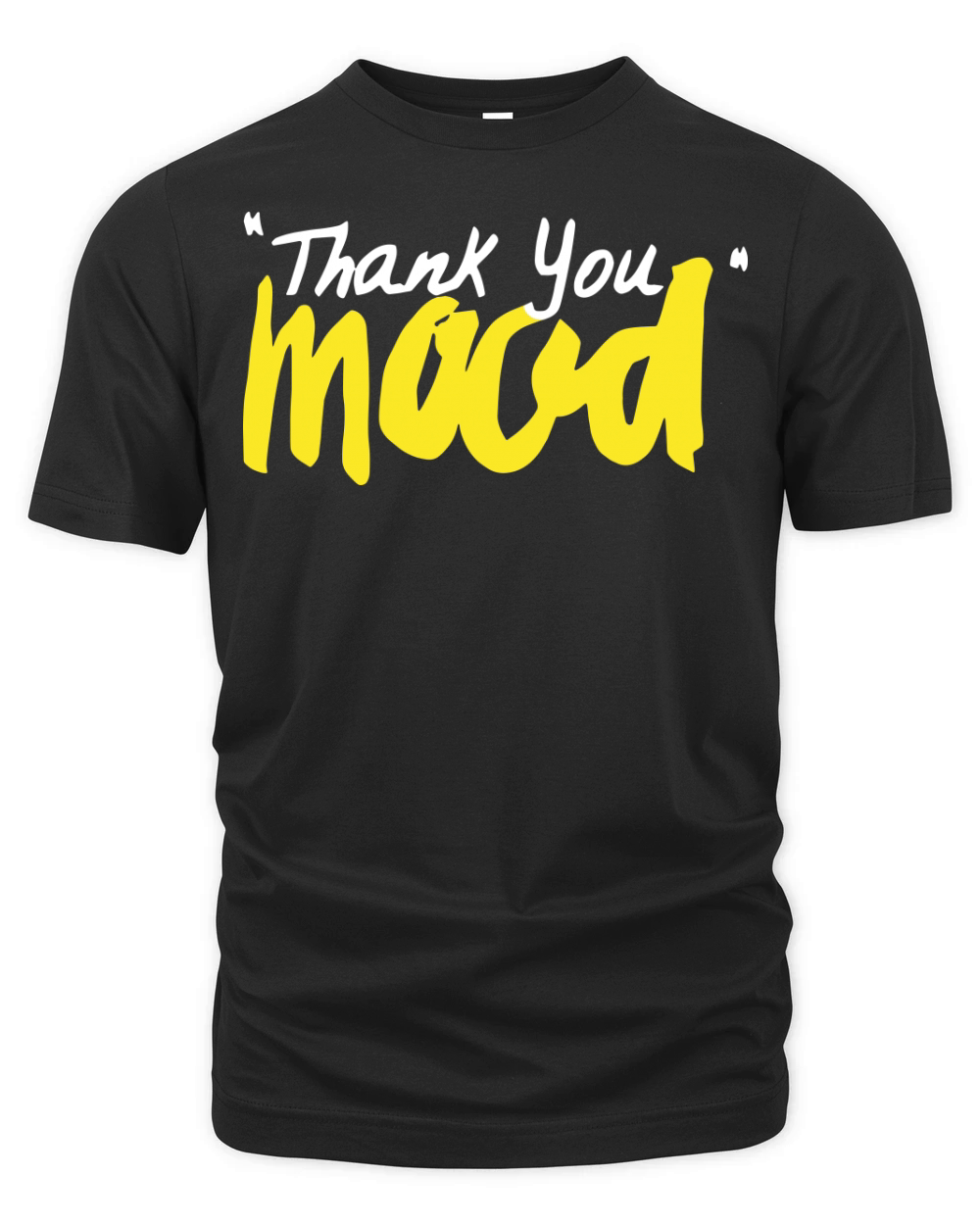 Thank you mood Yellow Organic Unisex T-shirt