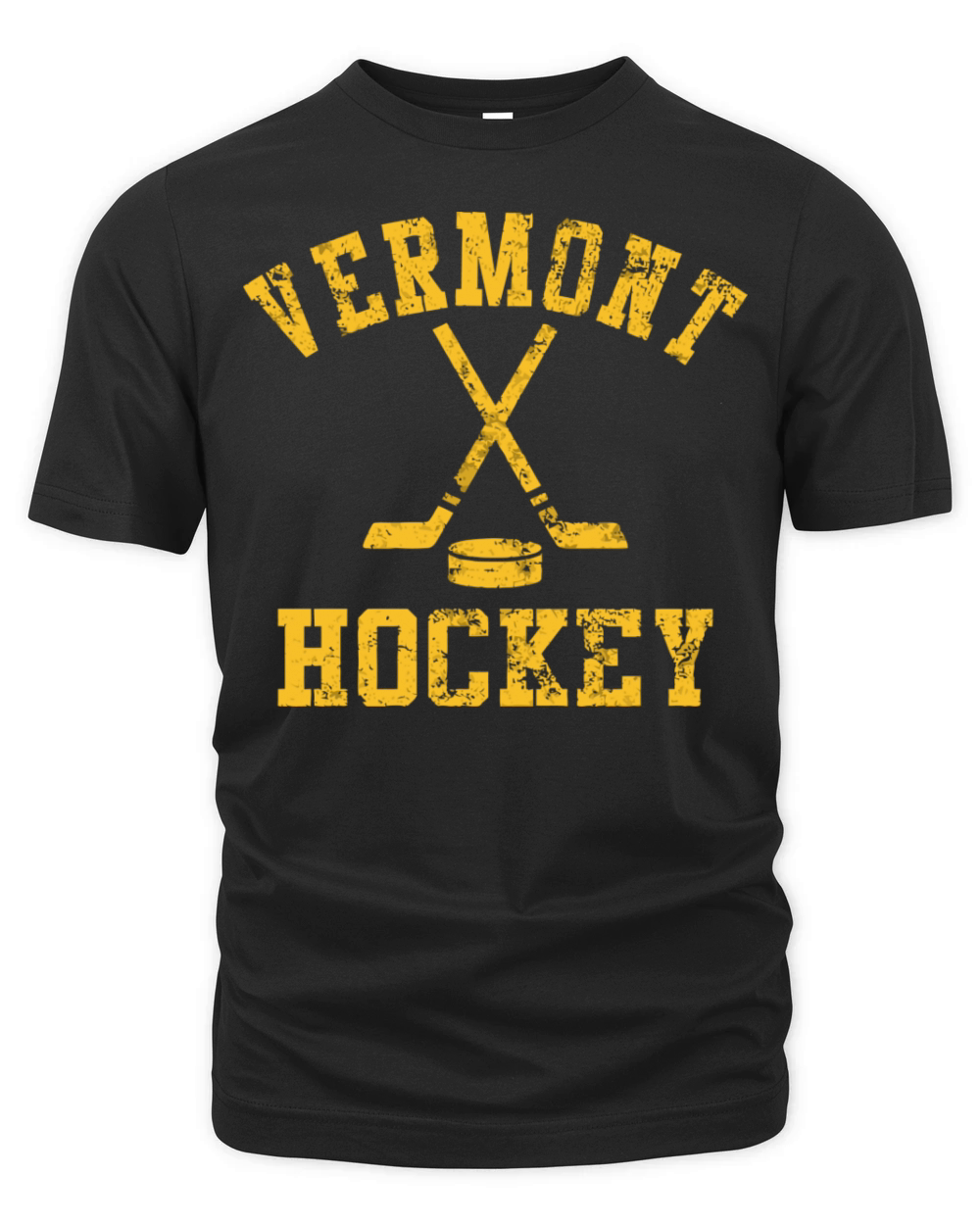 Vintage Vermont Hockey Organic Unisex T-shirt