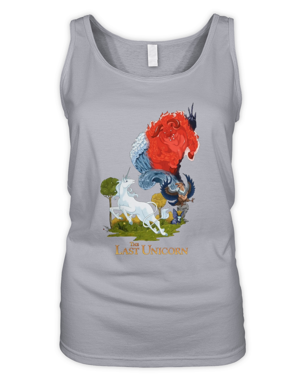 The Last Unicorn 1982 Organic Women's Tank Top