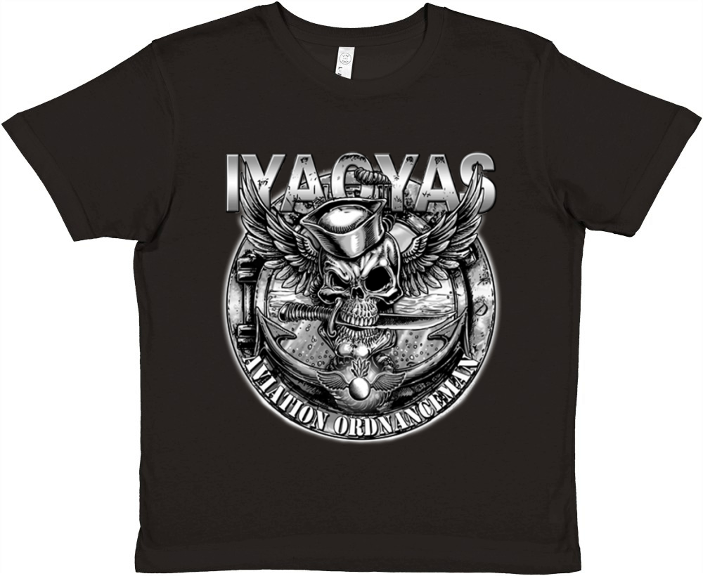 Aviation Ordnanceman IYAOYAS Military Tshirt Premium Kids Crewneck T-shirt
