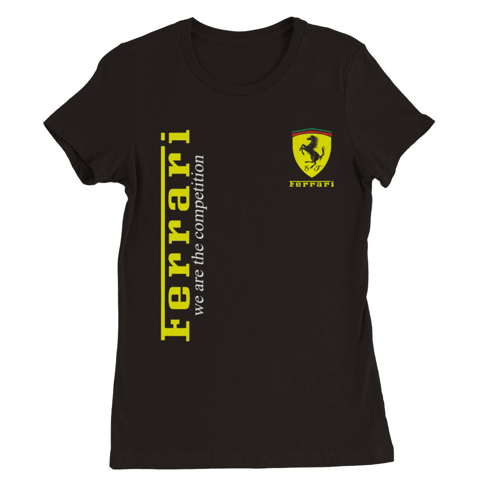 FERRARI SHIRT Premium Womens Crewneck T-shirt