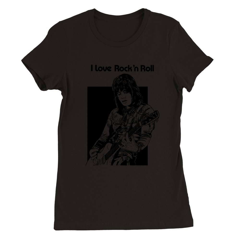 Joan Jett - I Love Rock n' Roll Tshirt Premium Womens Crewneck T-shirt