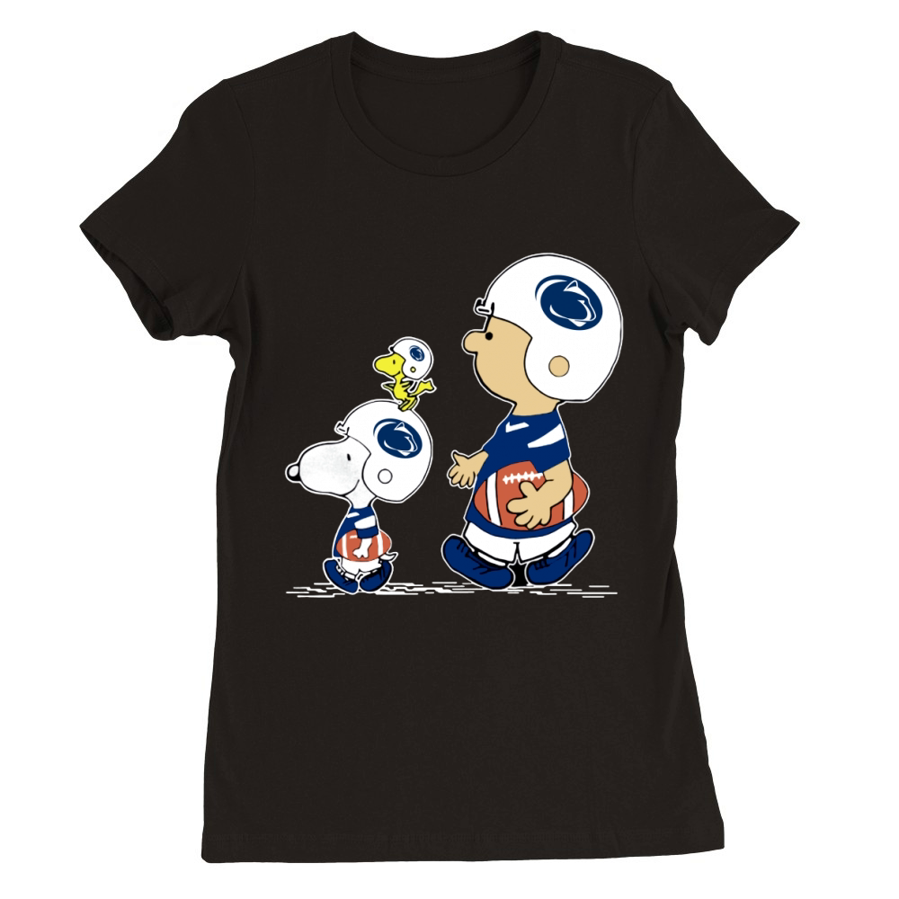 Penn State  Peanuts TShirt Premium Womens Crewneck T-shirt