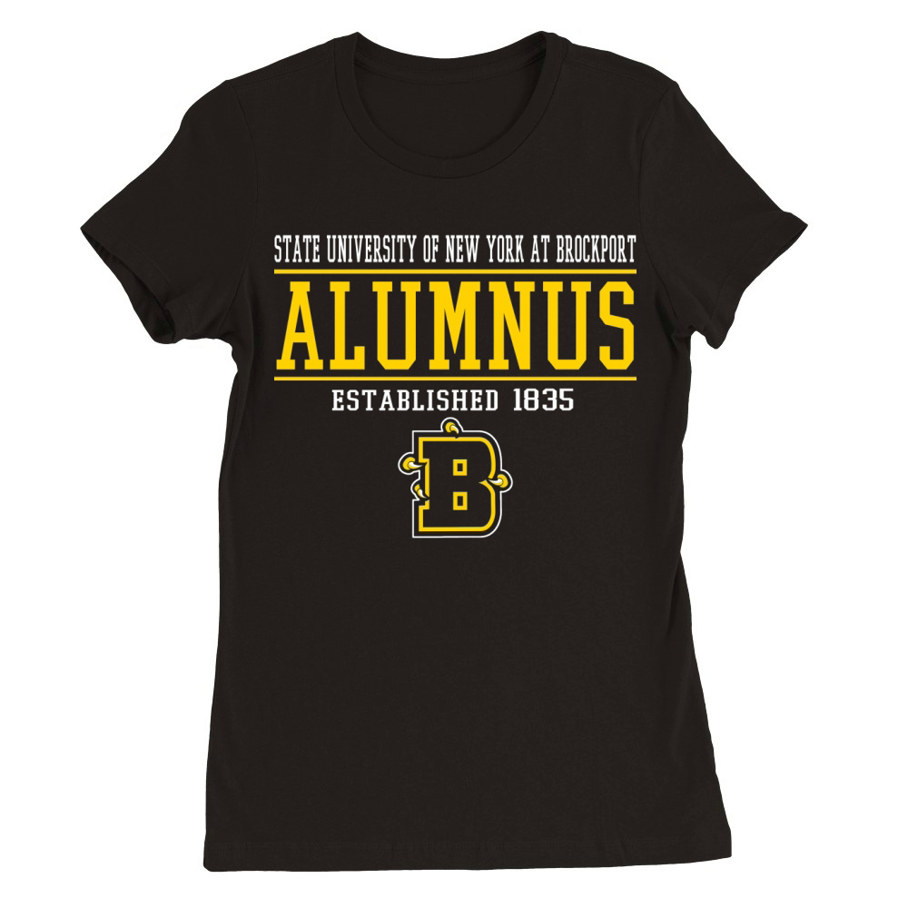STATE UNIVERSITY  OF NEW YORK AT Brockport Alumnus Premium Womens Crewneck T-shirt