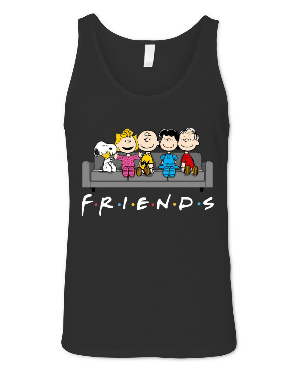 Peanuts Snoopy Friends Unisex Jersey Tank