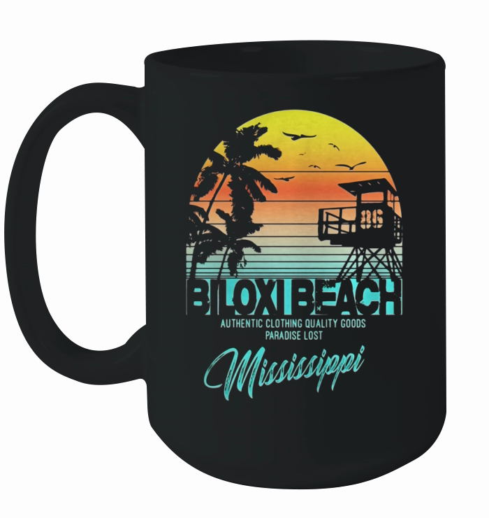 biloxi beach mississippi beach shirt Ceramic Mug