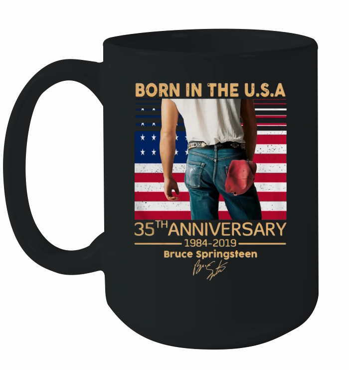 Born In The Usa 35th Anniversary 1984 2019 Bruce Springsteen Ceramic Mug