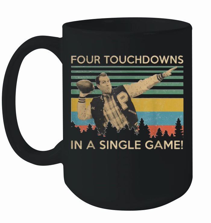 Four Touchdowns In A Single Game Al Bundy Vintage shirt Ceramic Mug