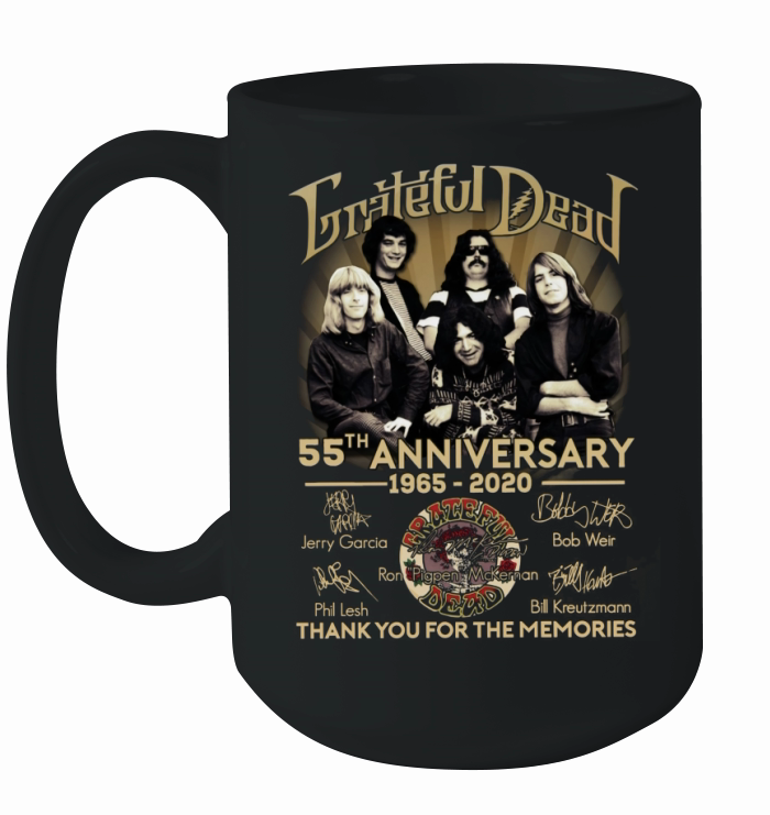 Grateful Dead 55th anniversary 1965 2020 signatures shirt Ceramic Mug