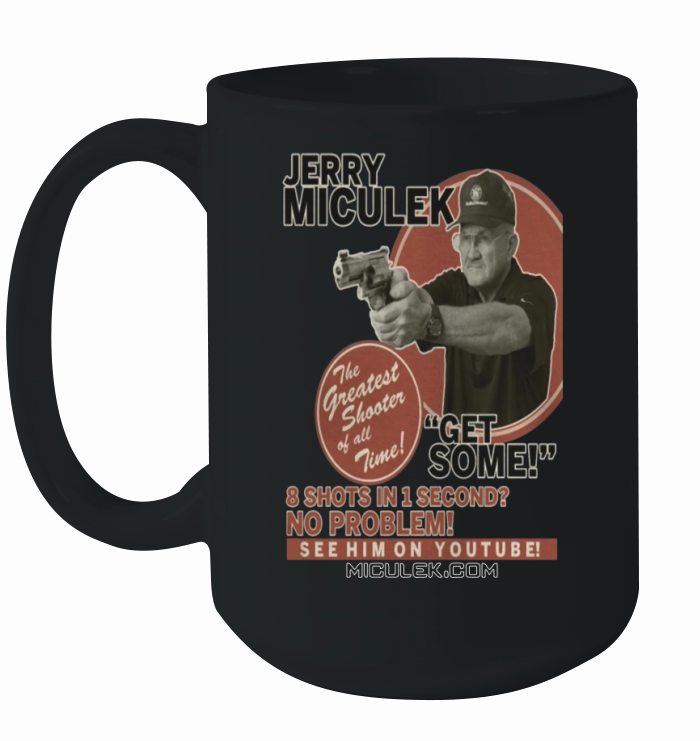 Jerry Miculek vintage poster shirt Ceramic Mug