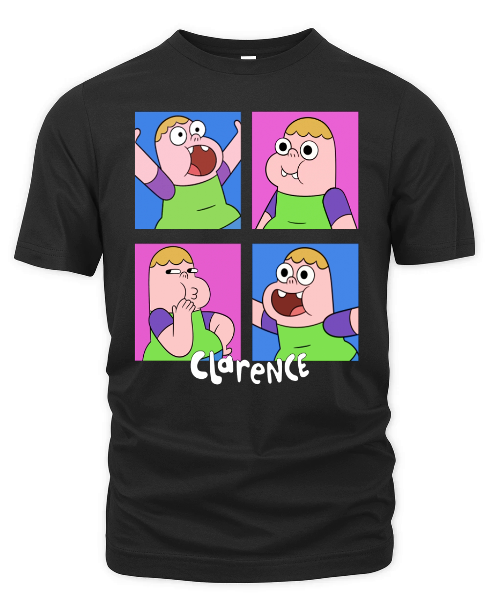 Cartoon Network Clarence Boxed Up Graphic T-Shirt Organic Unisex T-shirt