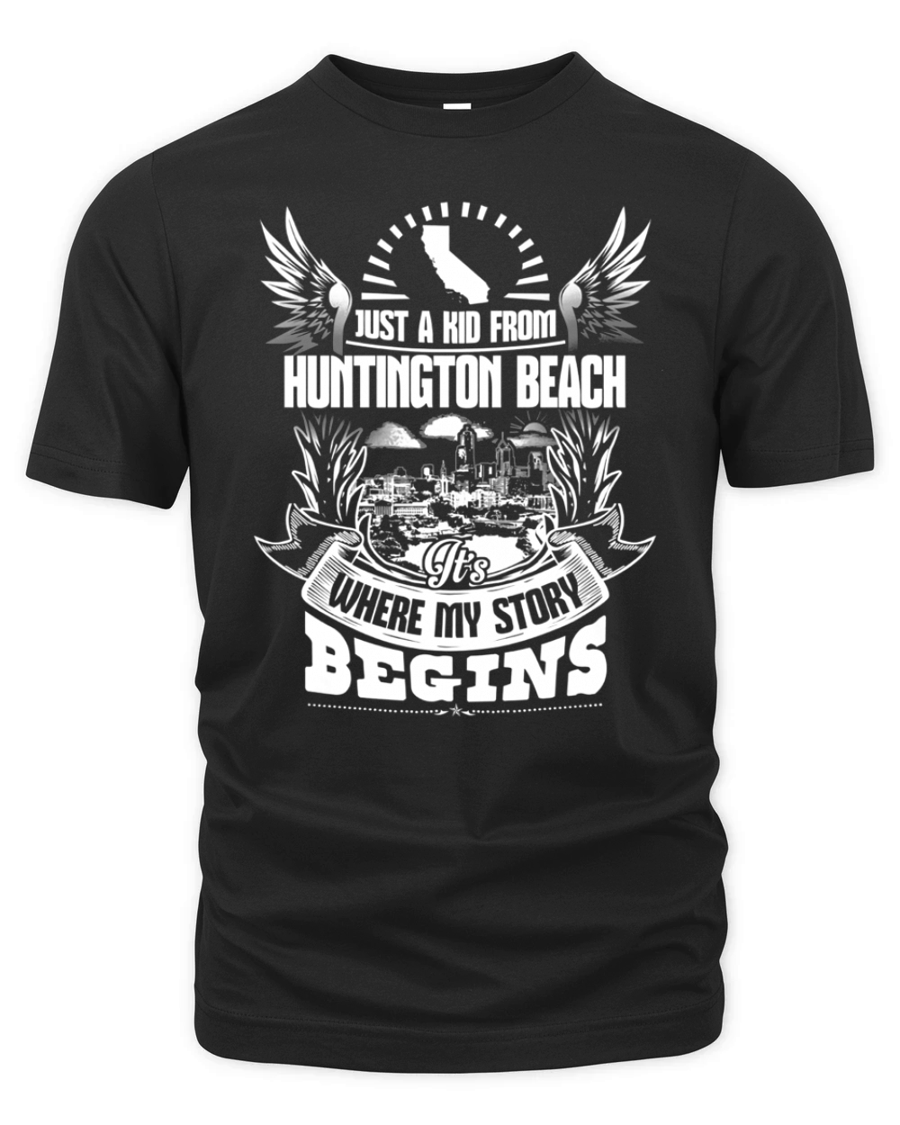 HUNTINGTON BEACH Organic Unisex T-shirt