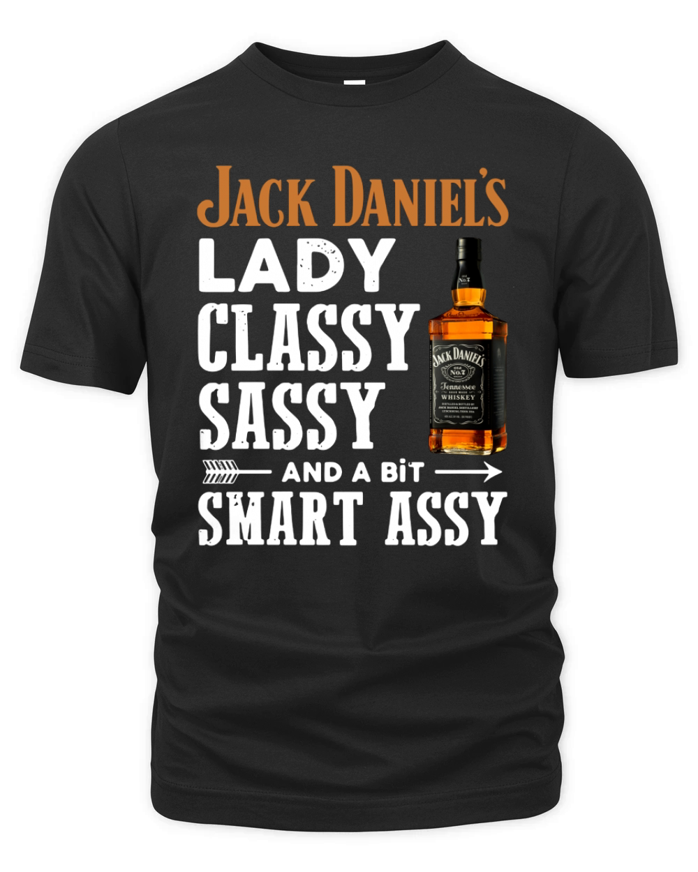 Jack Daniel's lady classy sassy and a bit smart assy shirt Organic Unisex T-shirt