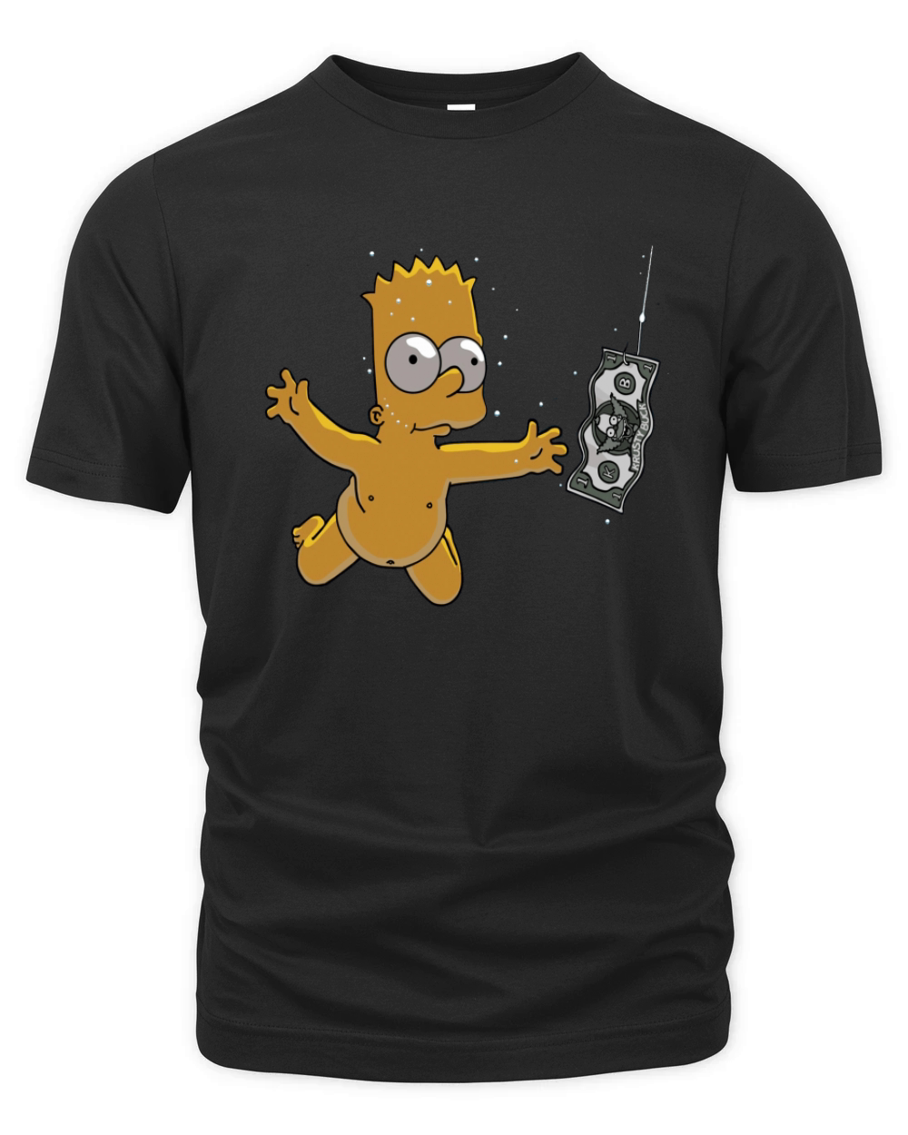 Nirvana Bart Simpson Organic Unisex T-shirt