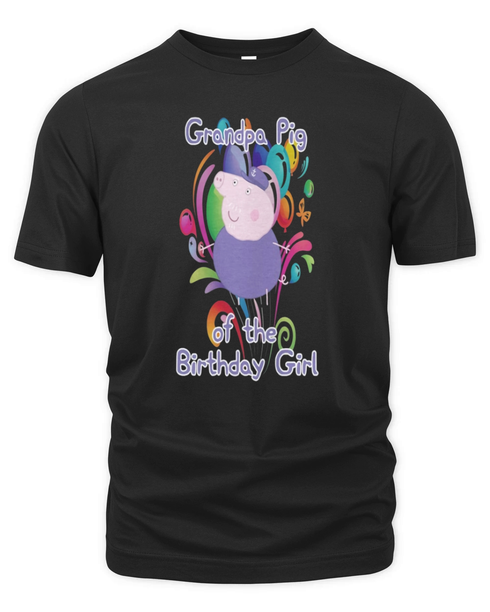peppa pig grandpa pig of the birthday girl Organic Unisex T-shirt