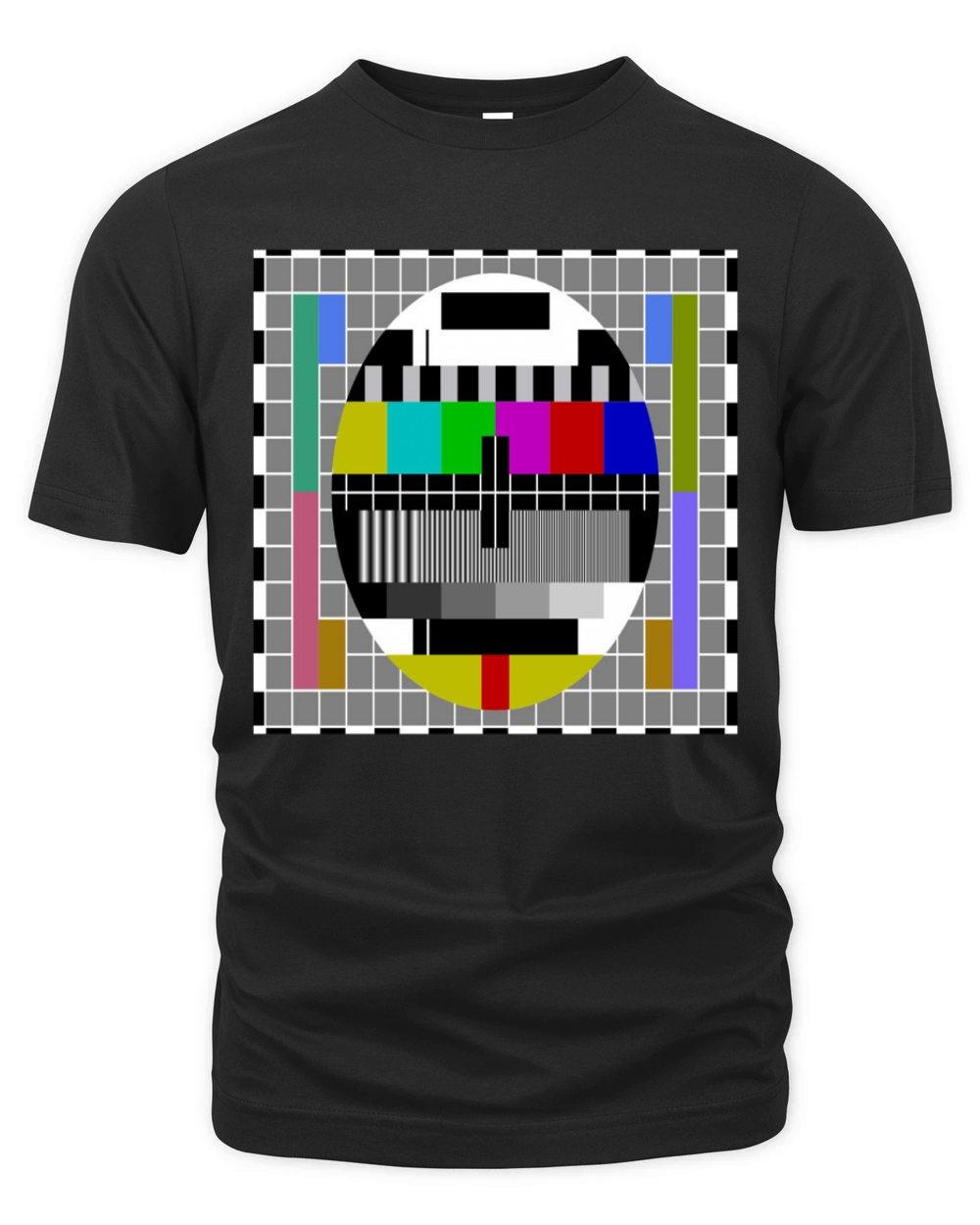 Sheldon TV Test Pattern Purple T-Shirt Organic Unisex T-shirt