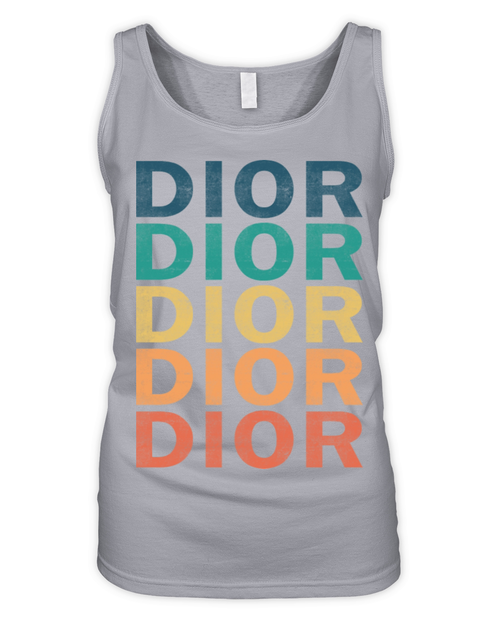 Dior Name T Shirt - Dior Vintage Retro Name Gift I Organic Women's Tank Top