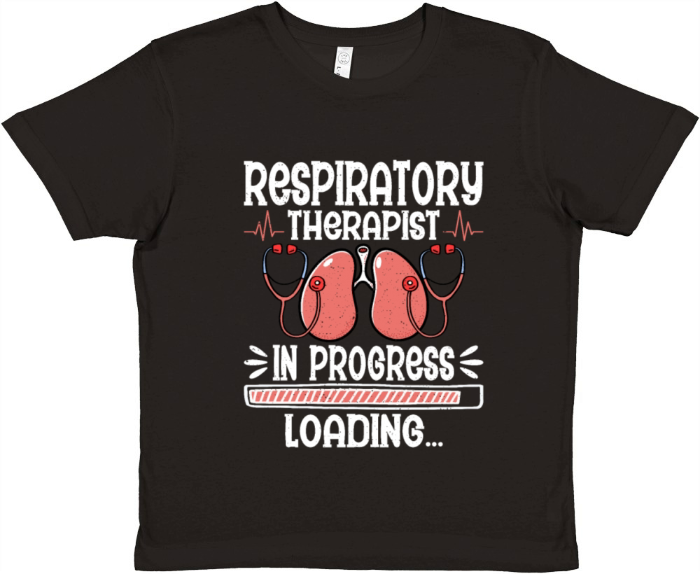 Respiratory Therapist In Progress - Future RT RRT Premium Kids Crewneck T-shirt