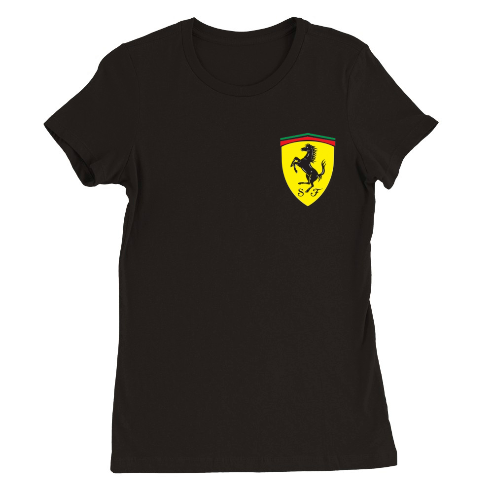 Ferrari Premium Womens Crewneck T-shirt