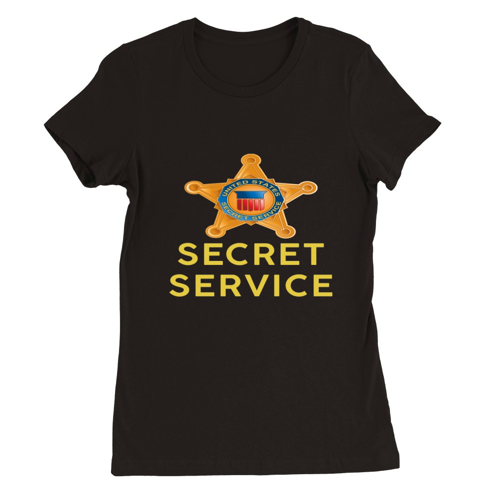 OFFICIAL SECRET SERVICE  DOUBLE SIDED Premium Womens Crewneck T-shirt