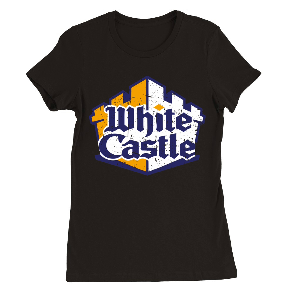 White Castle Retro Premium Womens Crewneck T-shirt