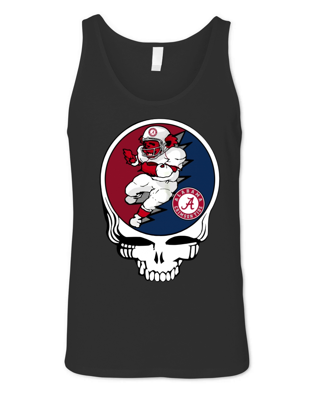 GratefulDead Tshirt Alabama Crimson Tide Unisex Jersey Tank