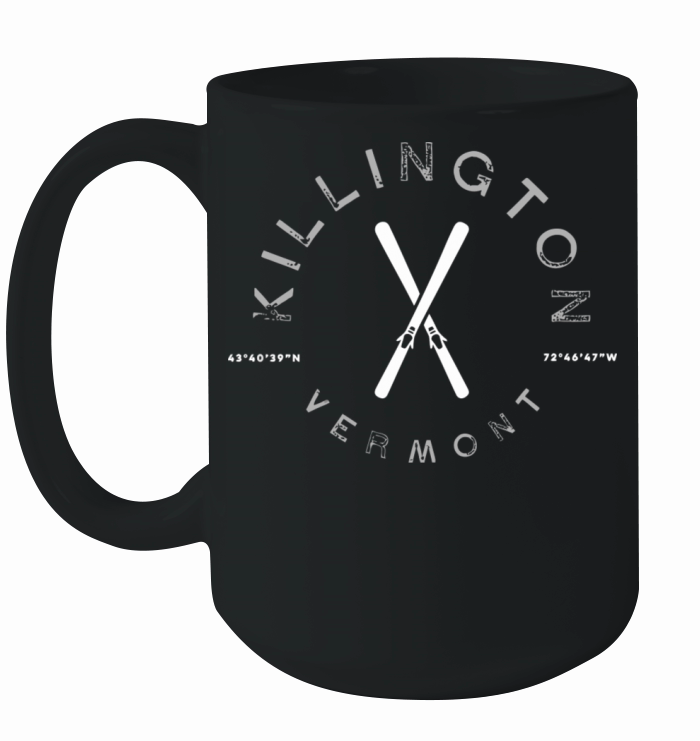 Killington Vermont Vintage Graphic Ski T Ceramic Mug