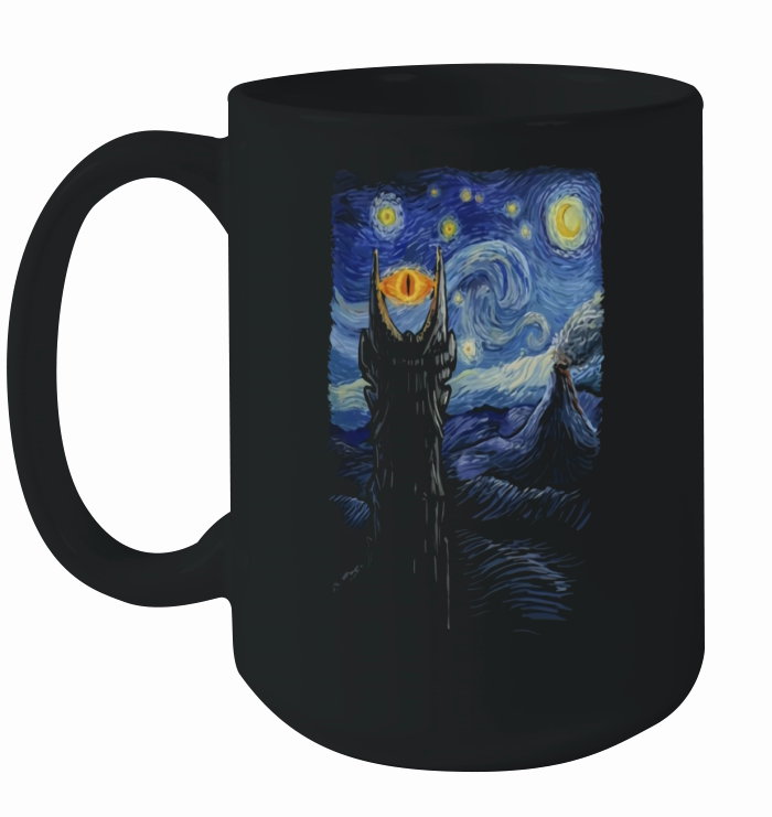 sauron van gogh Ceramic Mug