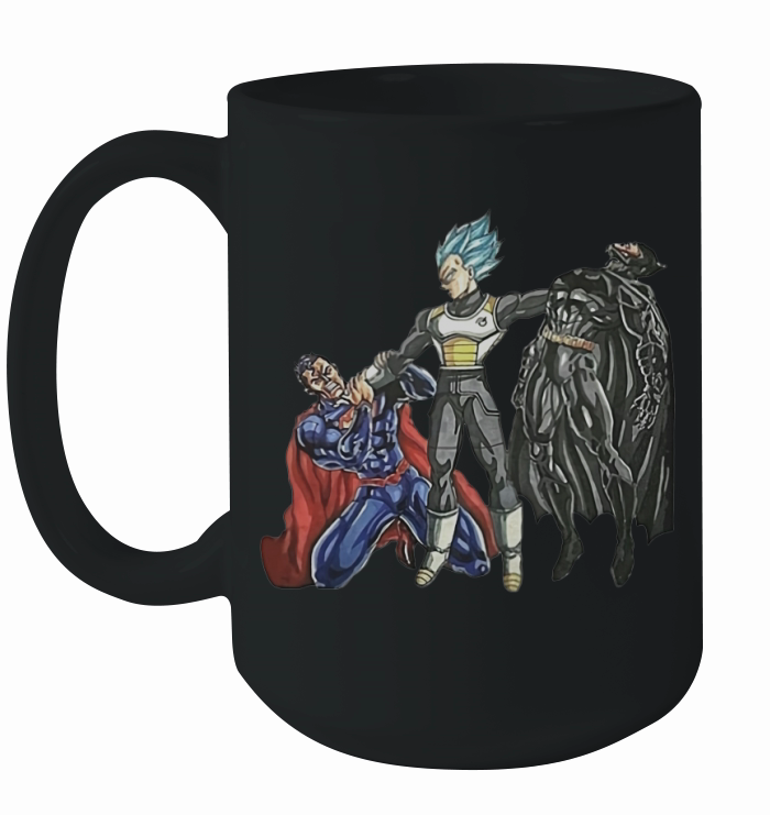 Vegeta Superman Batman shirt Ceramic Mug