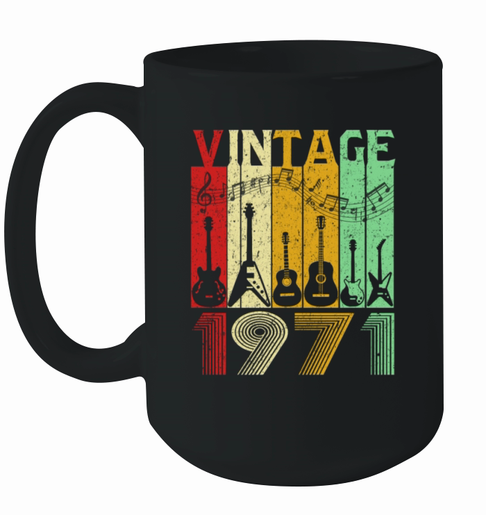 Vintage guitar - guitar lover Ceramic Mug
