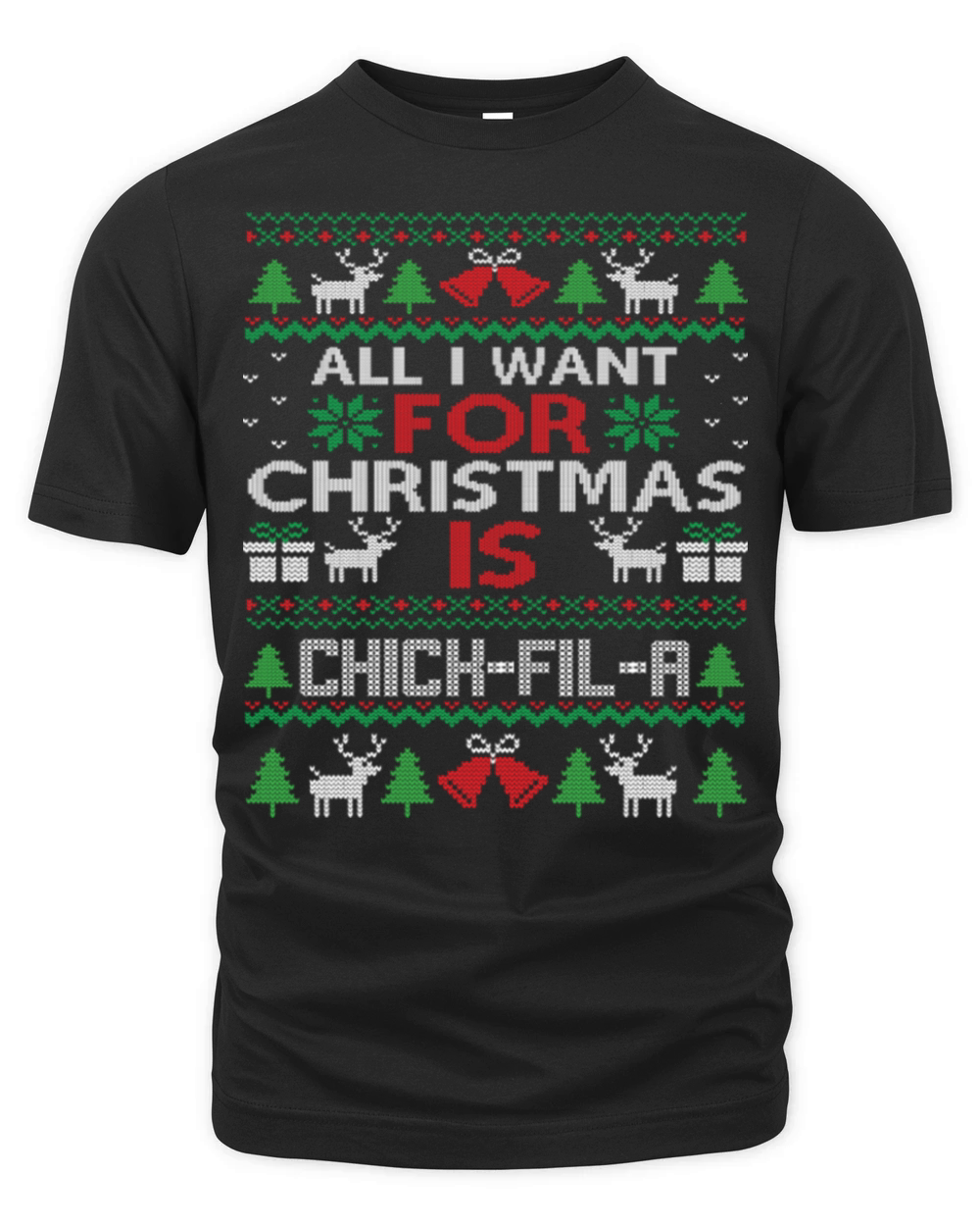 All I Want for Christmas Is Chick Fil A Organic Unisex T-shirt