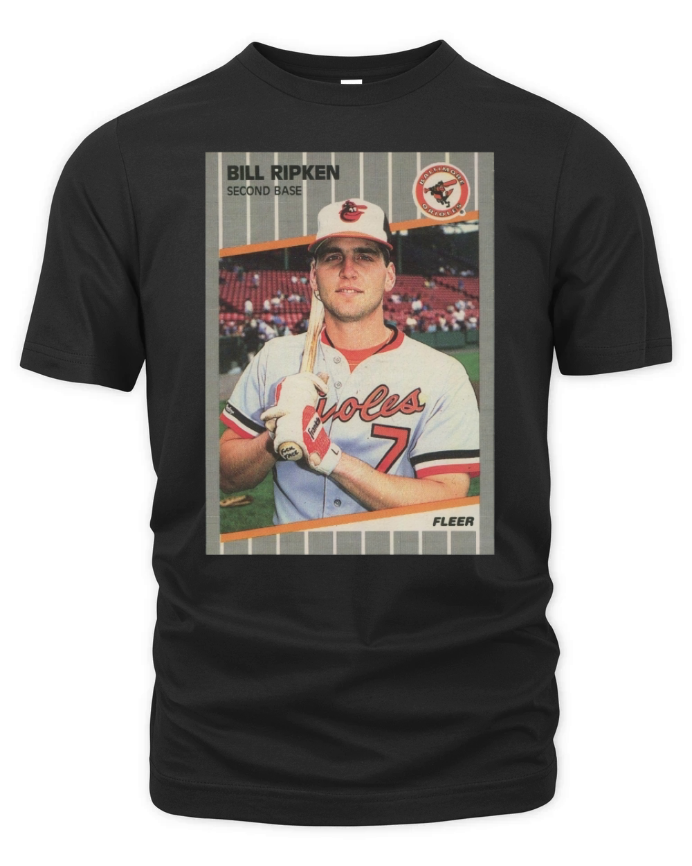 Bill Ripken Fuck Face Card 1989 Fleer #616 (Distressed) T-Shirt Organic Unisex T-shirt
