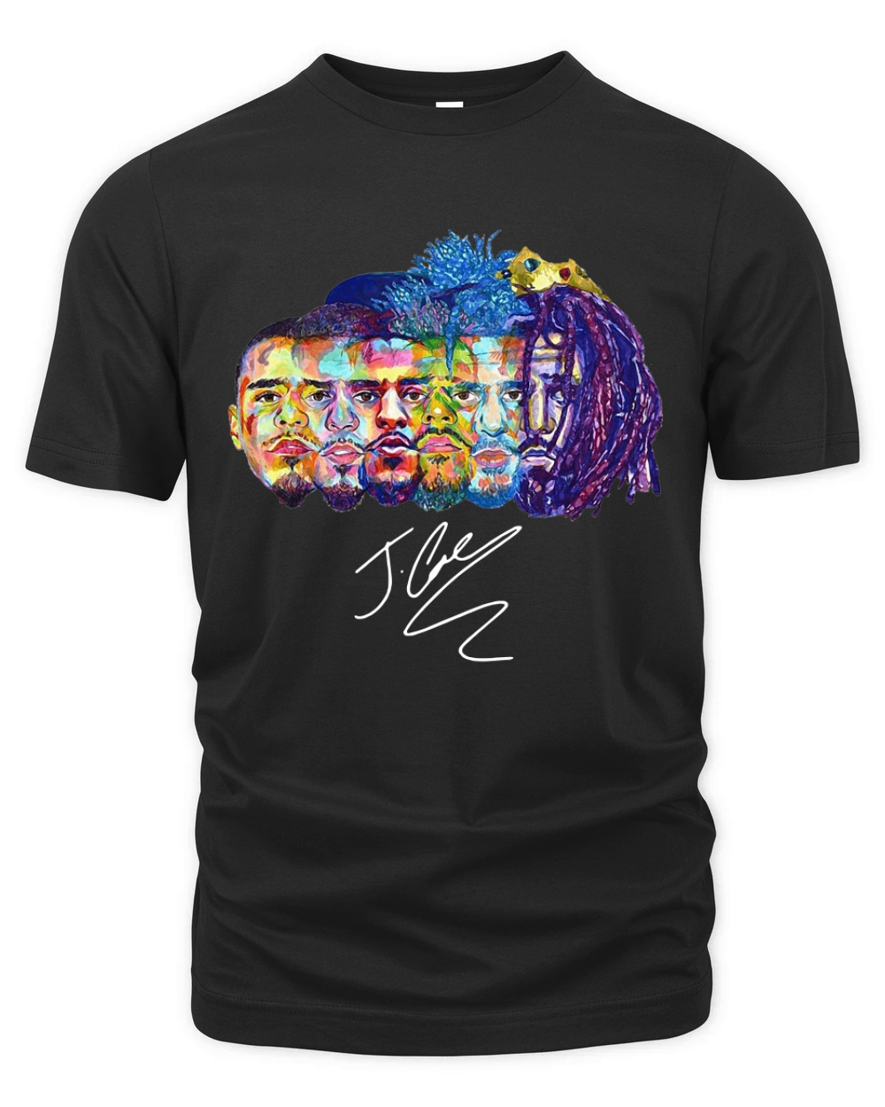 Evolution of J Cole Organic Unisex T-shirt