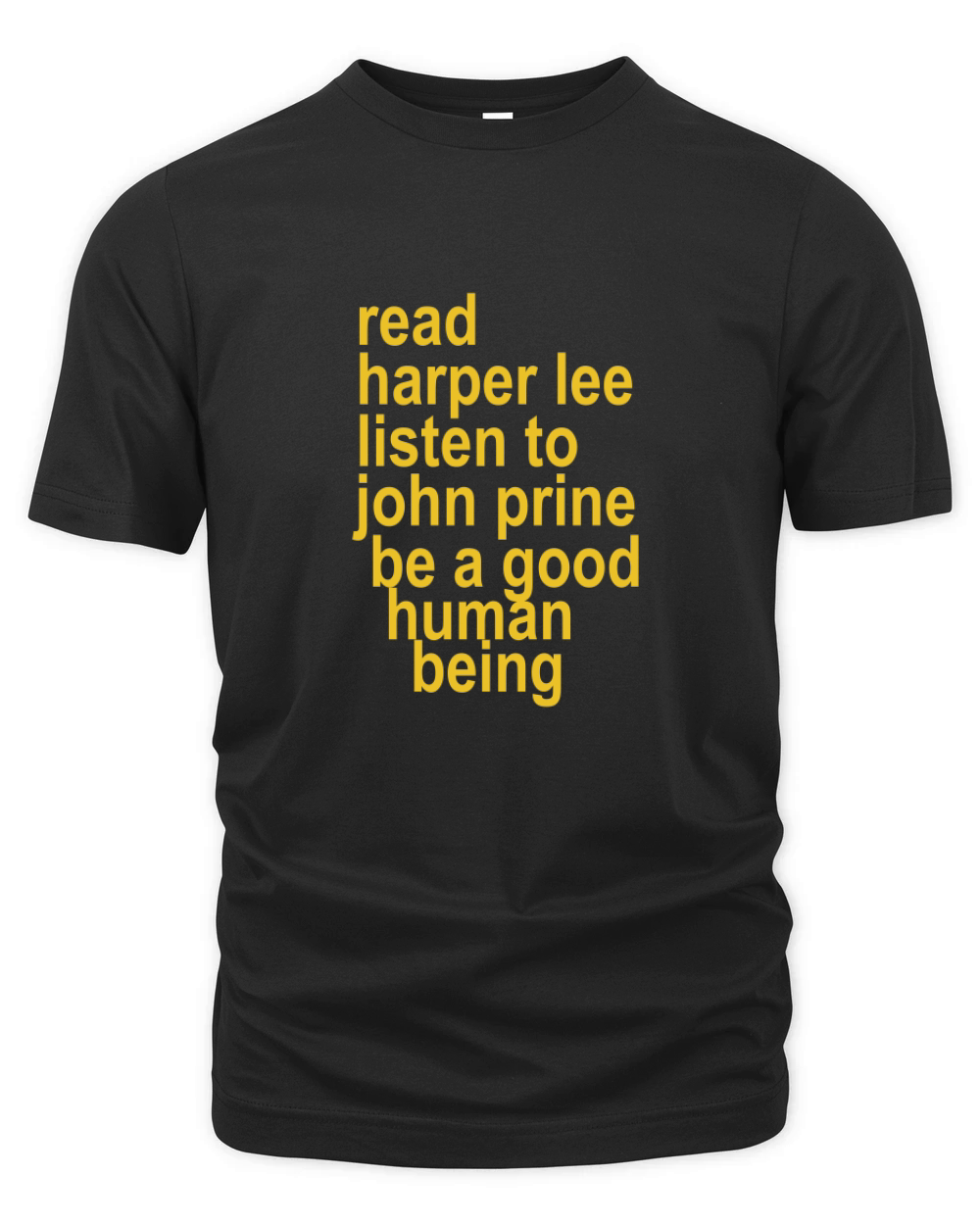 Prayer For John Prine Harper Lee To Kill A Mockingbird Bruised Orange Organic Unisex T-shirt