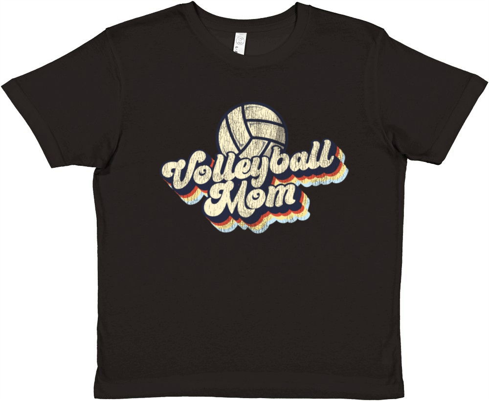Volleyball Player Team Mom Mother Premium Kids Crewneck T-shirt