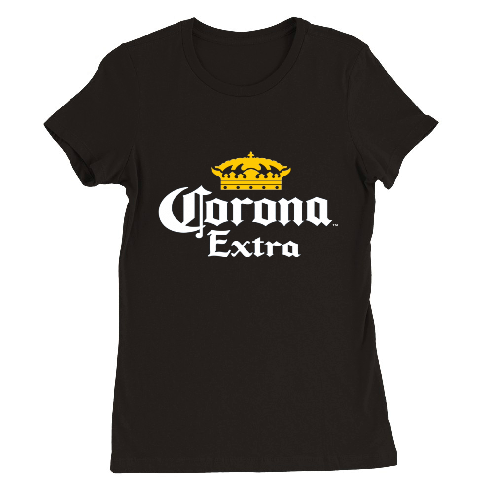 Corona extra Vorderseite Premium Womens Crewneck T-shirt