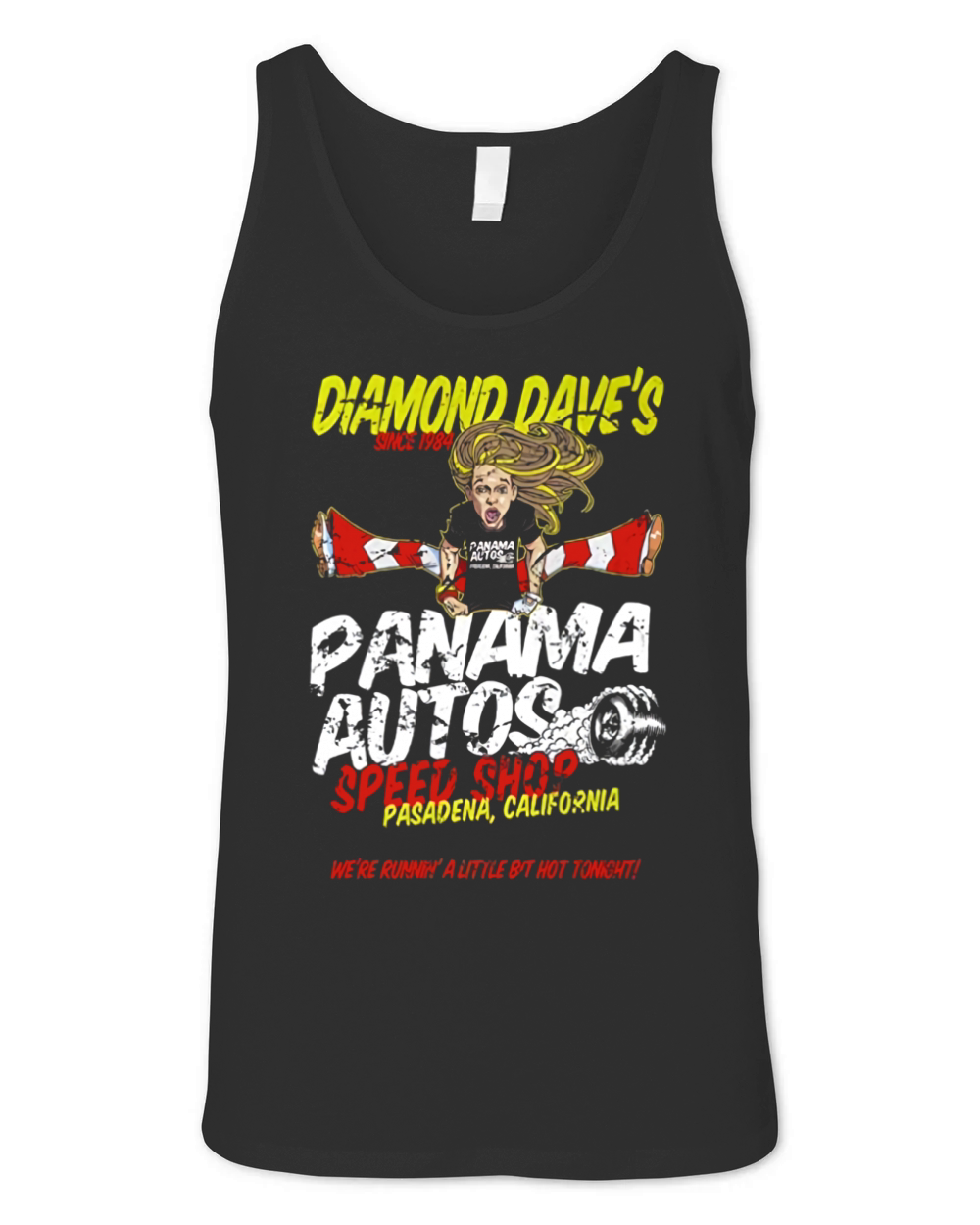 Diamond Dave Panama Autos Unisex Jersey Tank