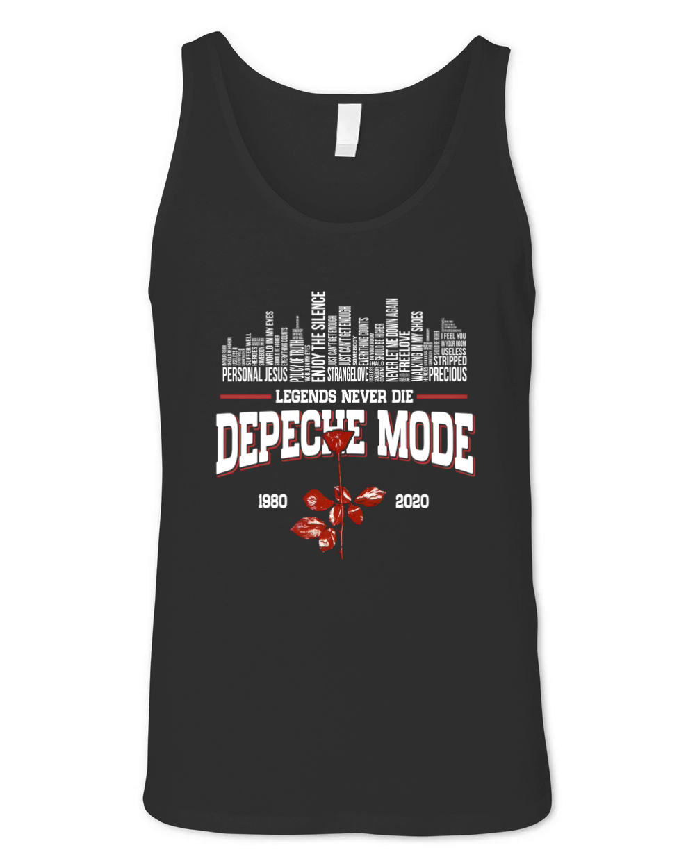 Legends Never Die Depeche Mode 1980 2020 Unisex Jersey Tank
