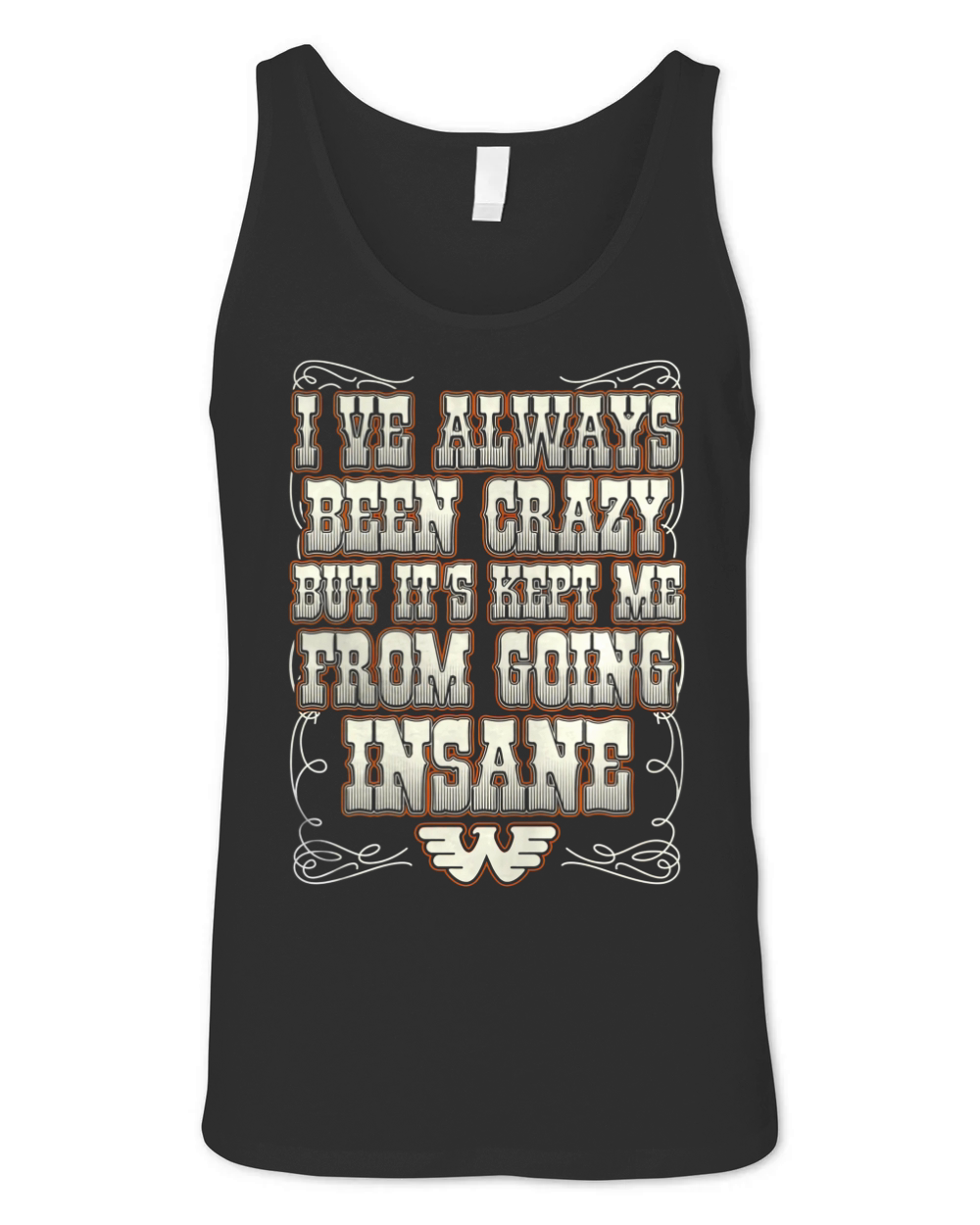 Waylon Jennings - I've always been crazy Unisex Jersey Tank