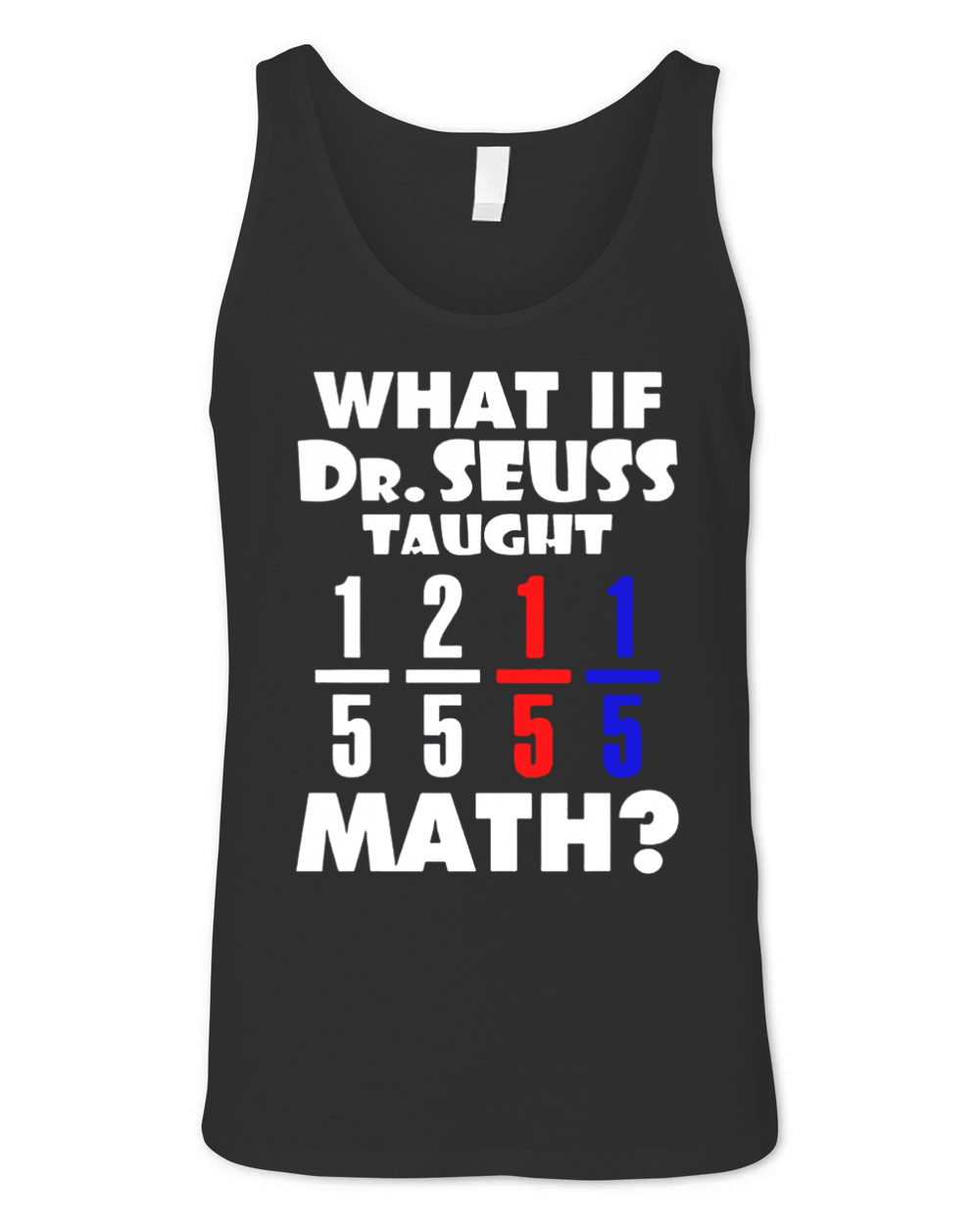 What If Dr Seuss TAught Math Unisex Jersey Tank